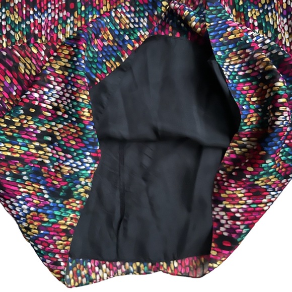 Stunning 1980s Hanae Mori I. Magnin Vintage Dress in Colorful Abstract Print, 10 - Picture 11 of 13